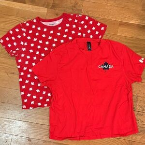 LuluLemon Athletica Canadian Red Maple Leaf T-Shirt